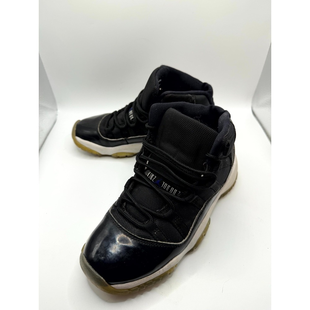 Air Jordan 11 Retro BG Space Jam 2016 378038-003 Kids 4 Sneaker Black Basketball